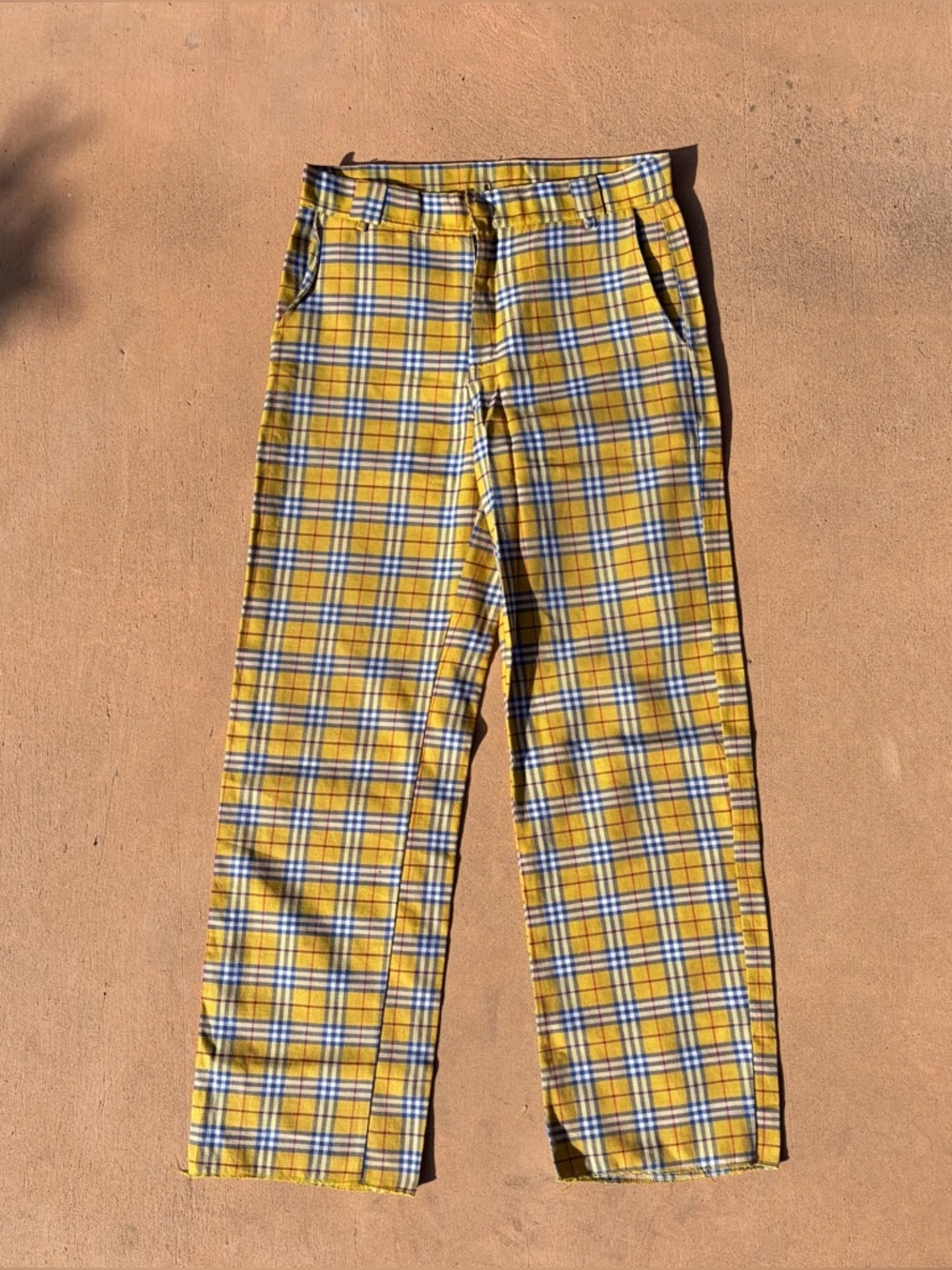 Omighty yellow checkered pants